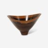 Bob Stocksdale Turned Ziricote Ellipsoid Bowl, 1988