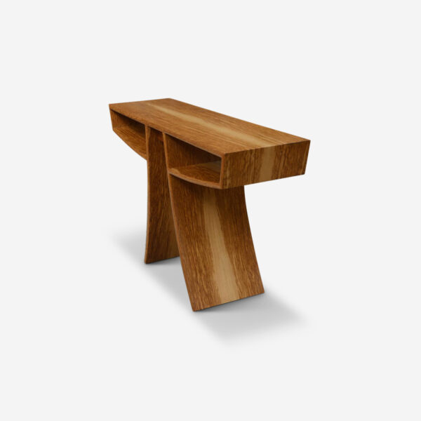 English Brown Oak Console