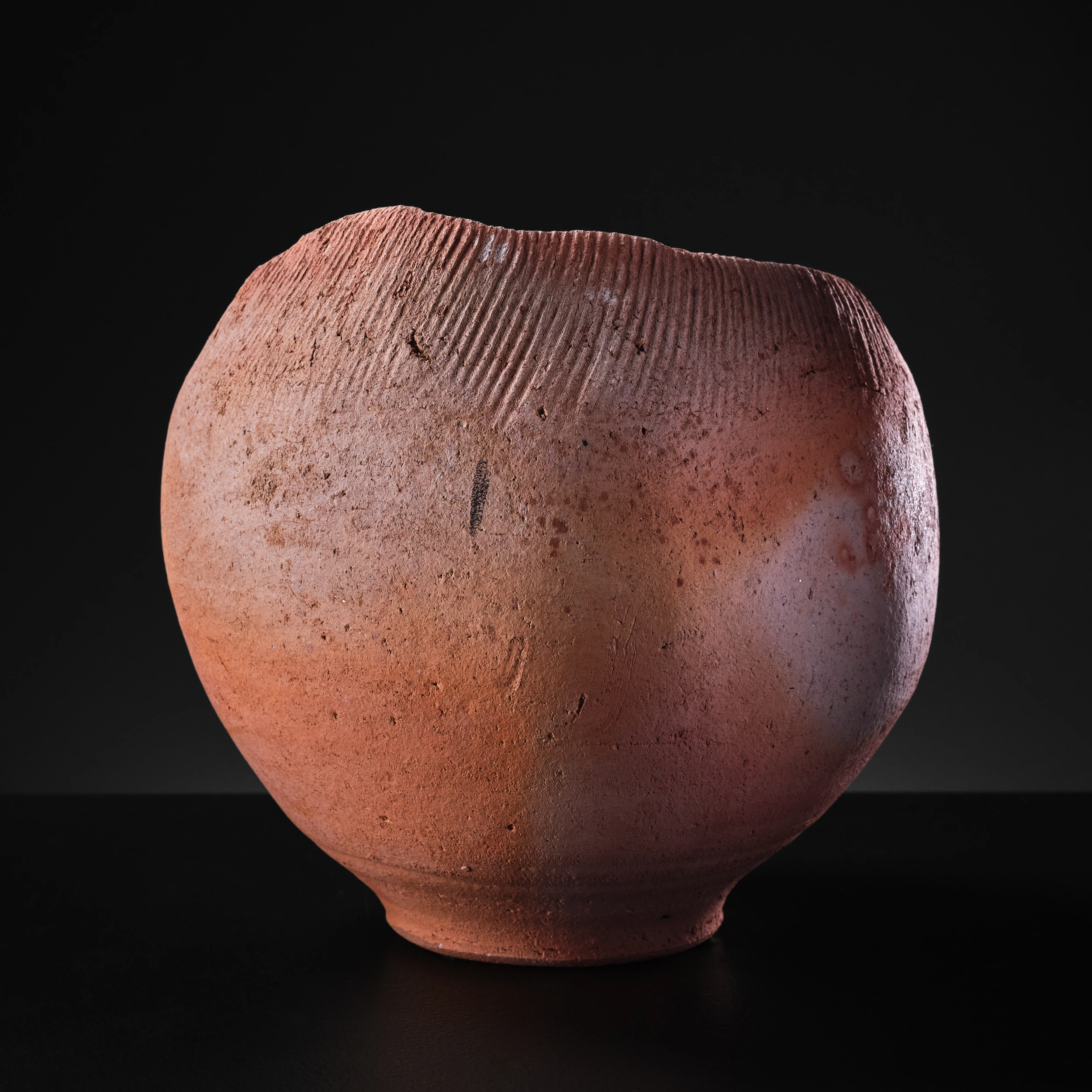 PAUL SOLDNER – Raku Vessel – 1970 – MG0303 1-2