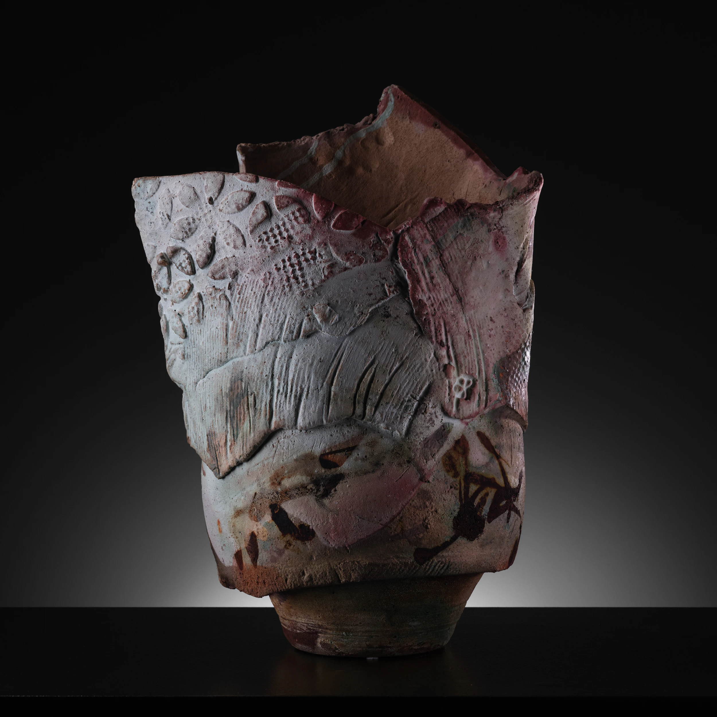 PAUL SOLDNER – Raku Vessel – 1981 – MG0308 4-2