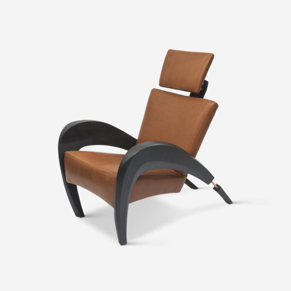 Ebonized Boomerang Chair