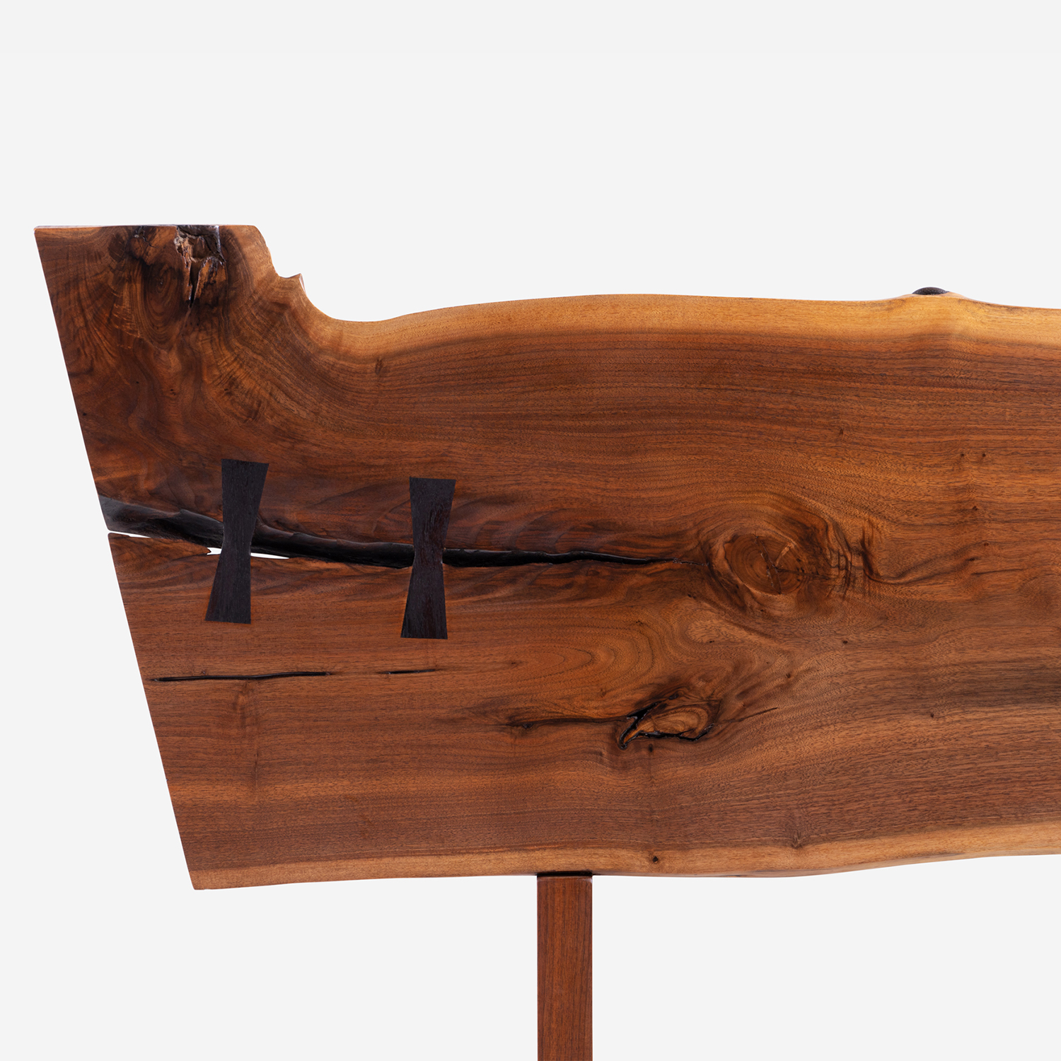 Each George Nakashima Headboard is handcrafted and displays the wood's organic beauty