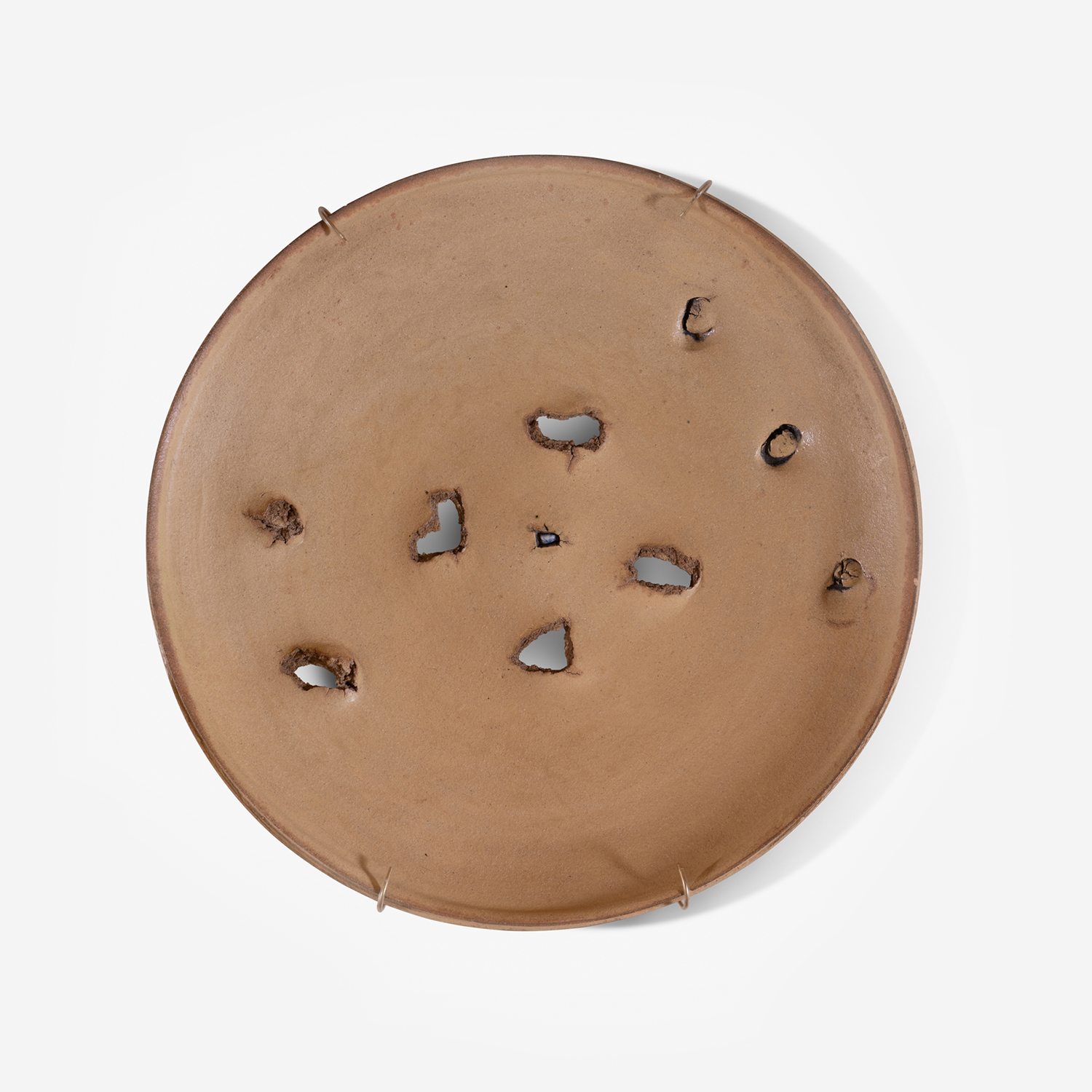 Charger with Porcelain Piercings