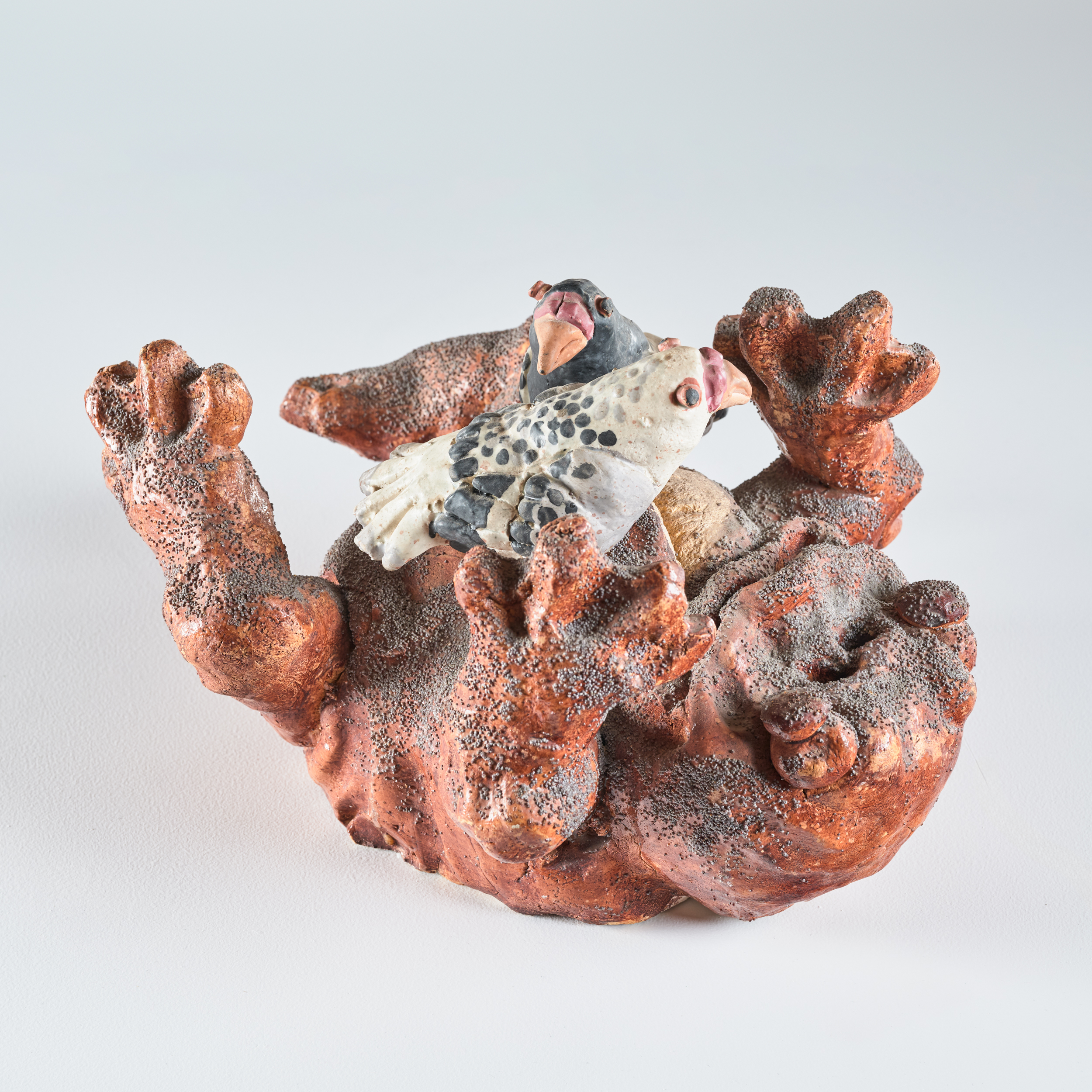 Bread Frog Eaten By Pigeons by David Gilhooly – 1977 – MG1775 2