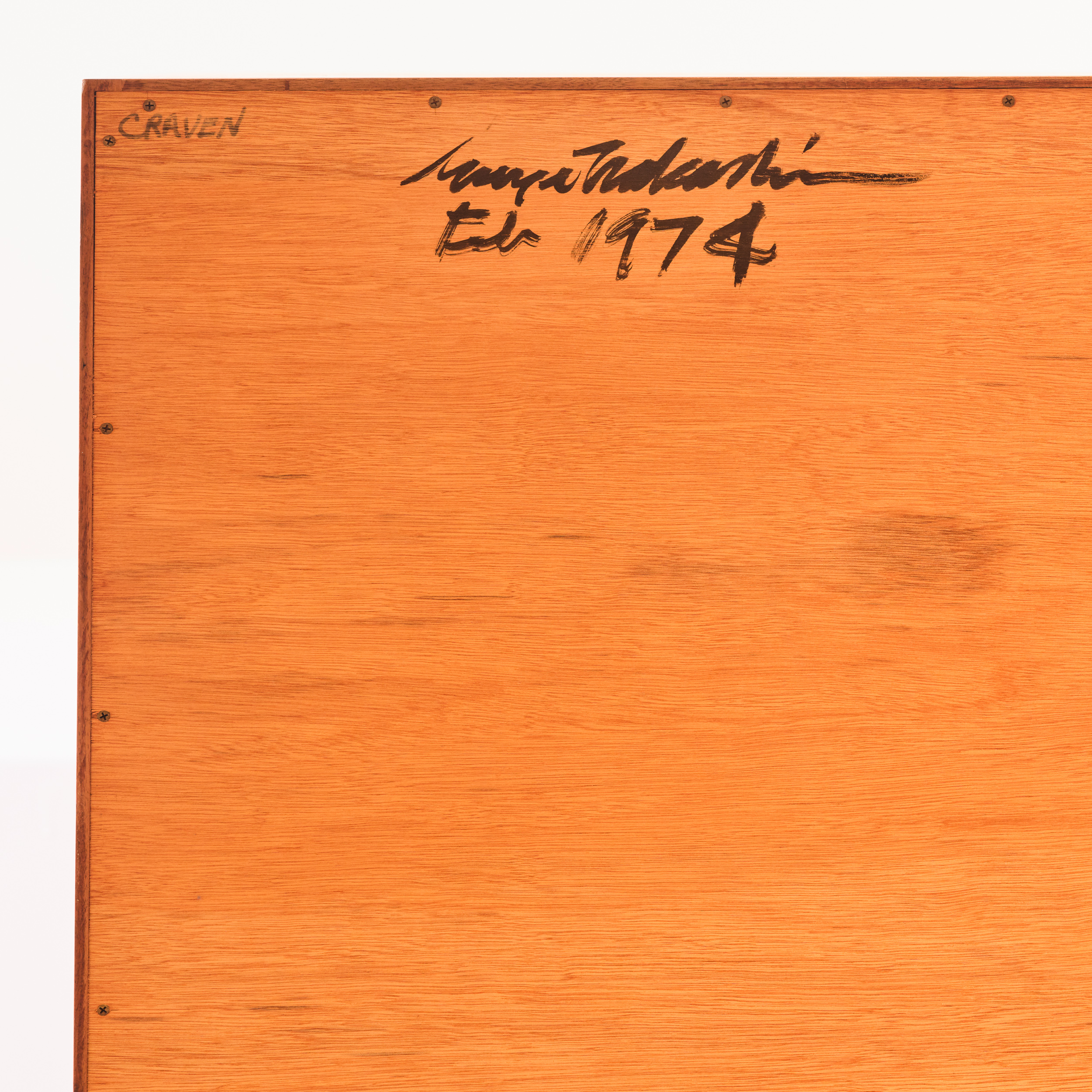 Chest of Drawers by George Nakashima – 1974 Craven – MG1233