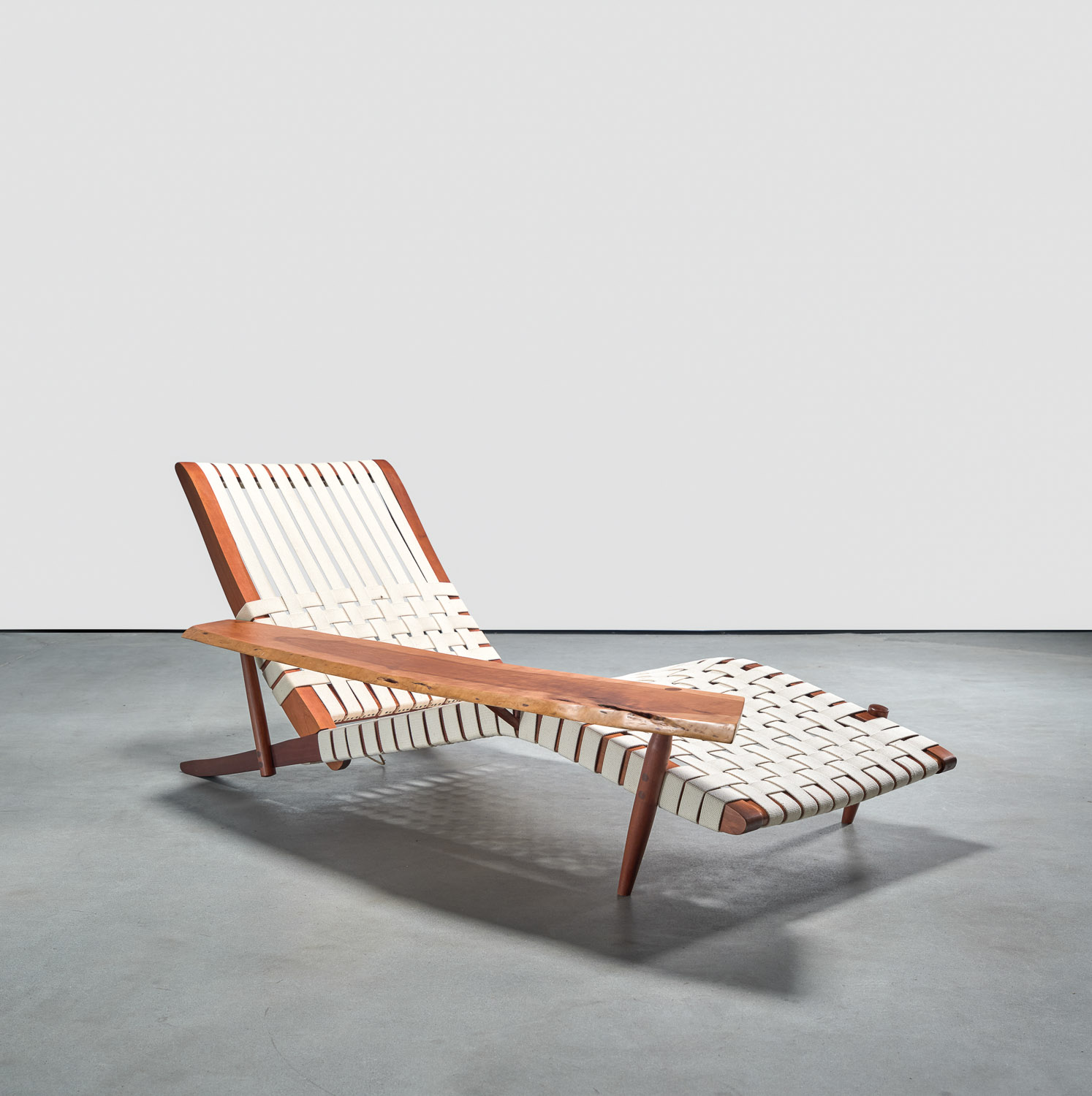 Long Chair with Free-Form Arm