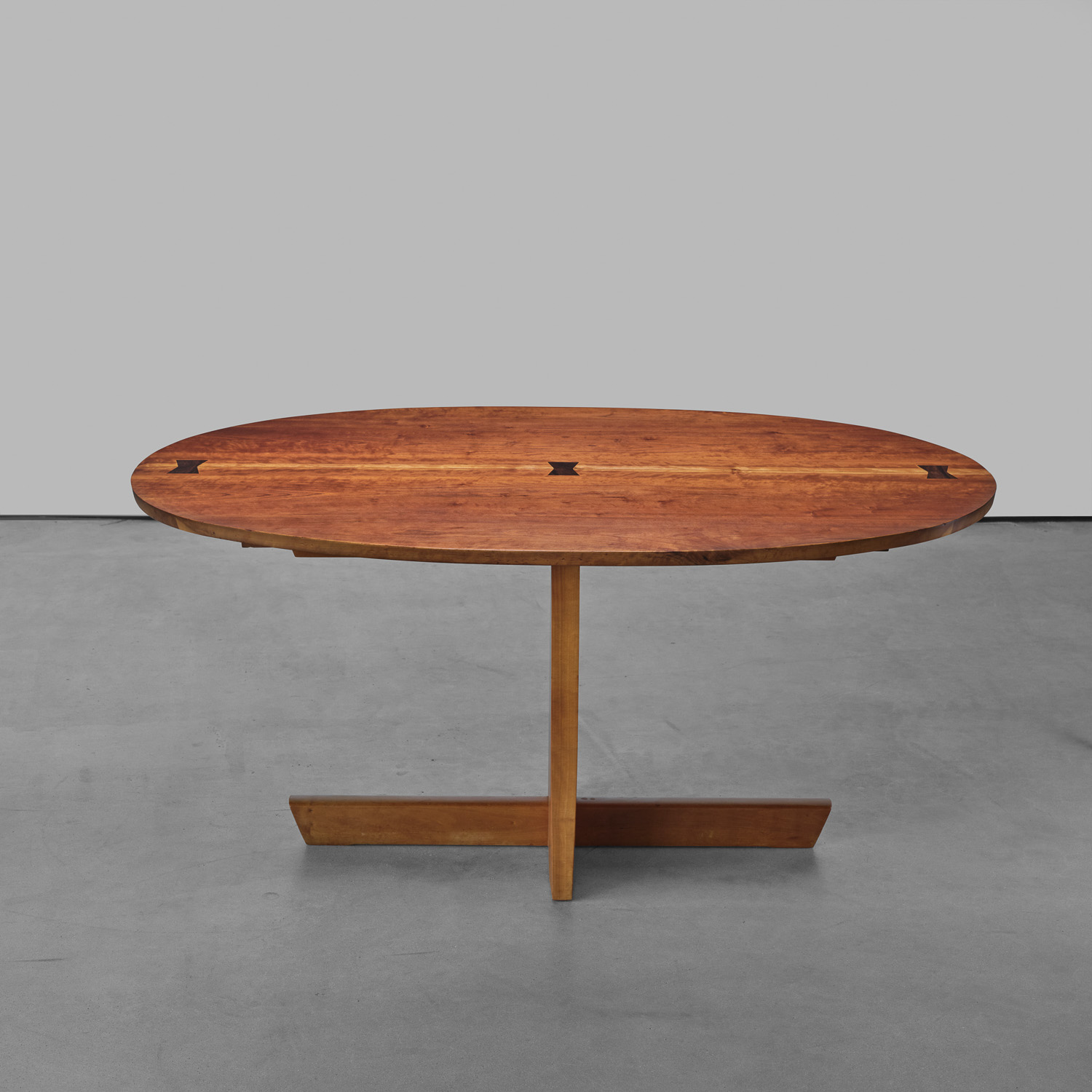 Oval Minguren I Dining Table by Mira Nakashima 1993 Chernick – MG1970-4