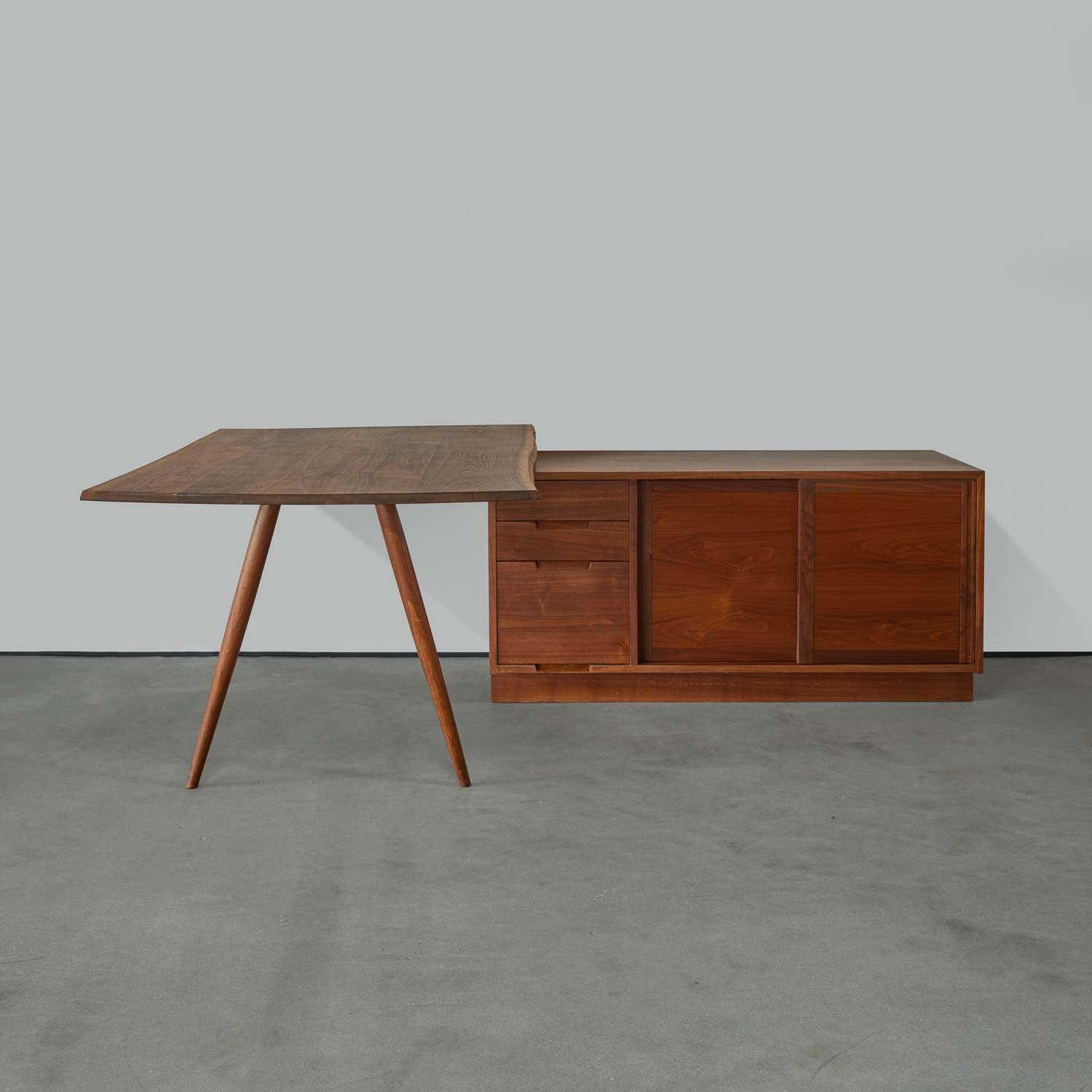 Special Desk and Wall Case by George Nakashima – 1961 Lewis -MG1822-13