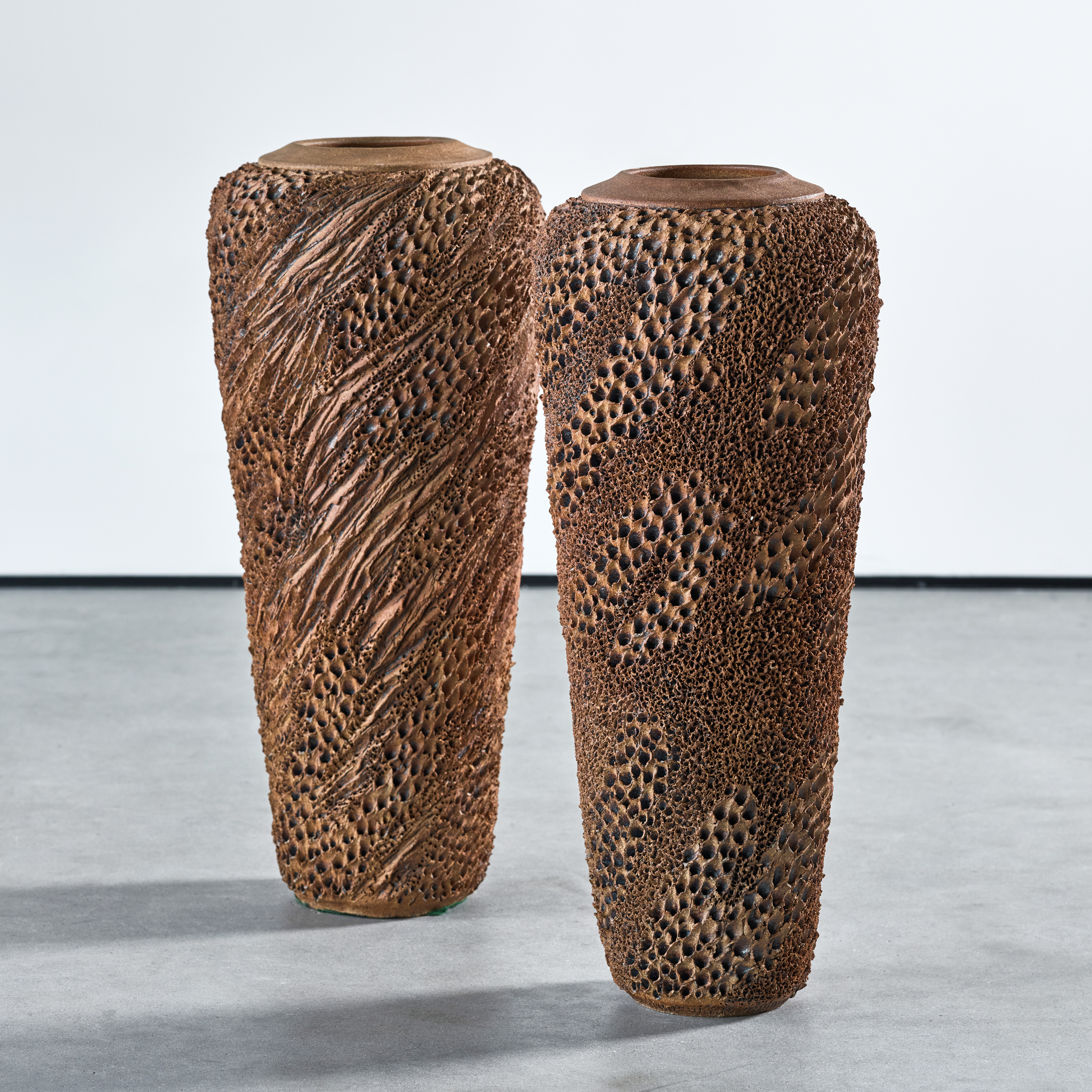 Pair of Vessels (Coastal Rock and Canyon Wall)