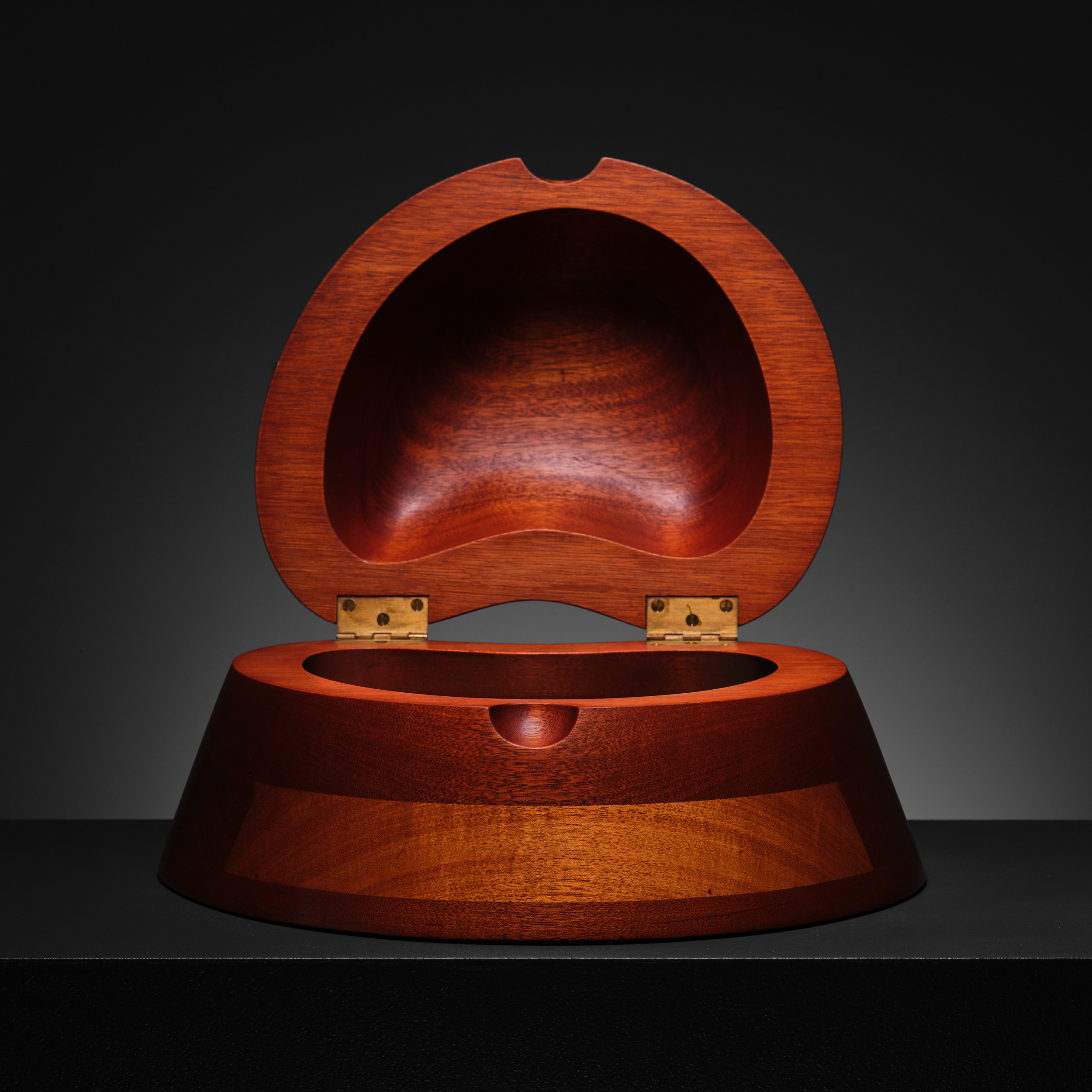 WENDELL CASTLE – Jewlery Box – 1972 – Signed and Dated WC 72 – Walnut 1