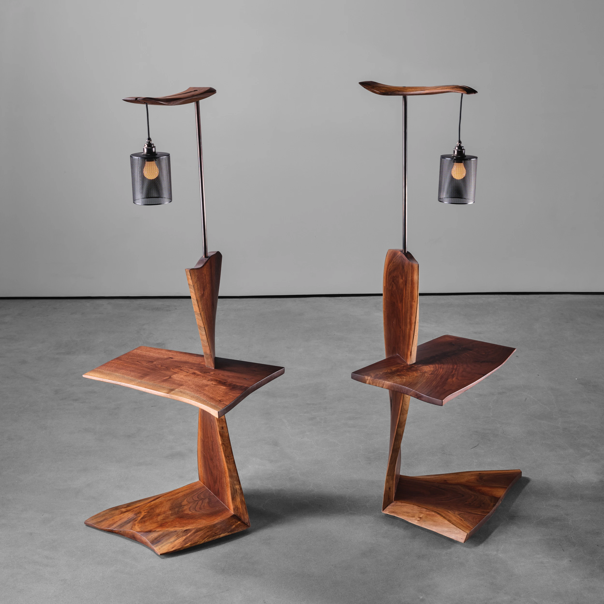 FABIEN DUBRUNFAUT – Lamp End Table 2024 – Walnut – MG1900-MG1901 14